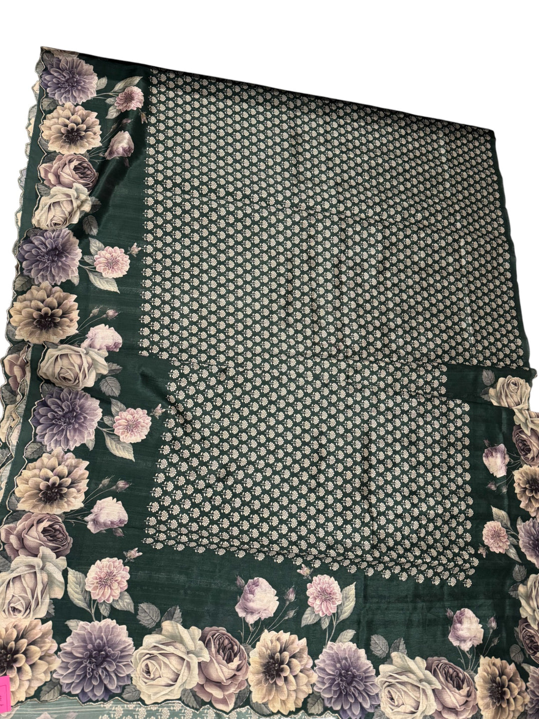 Elegant Mangalagiri Rangali Silk Saree – Royal Blue with Silver Weaving