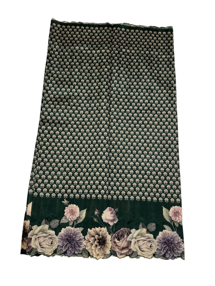 Elegant Mangalagiri Rangali Silk Saree – Royal Blue with Silver Weaving