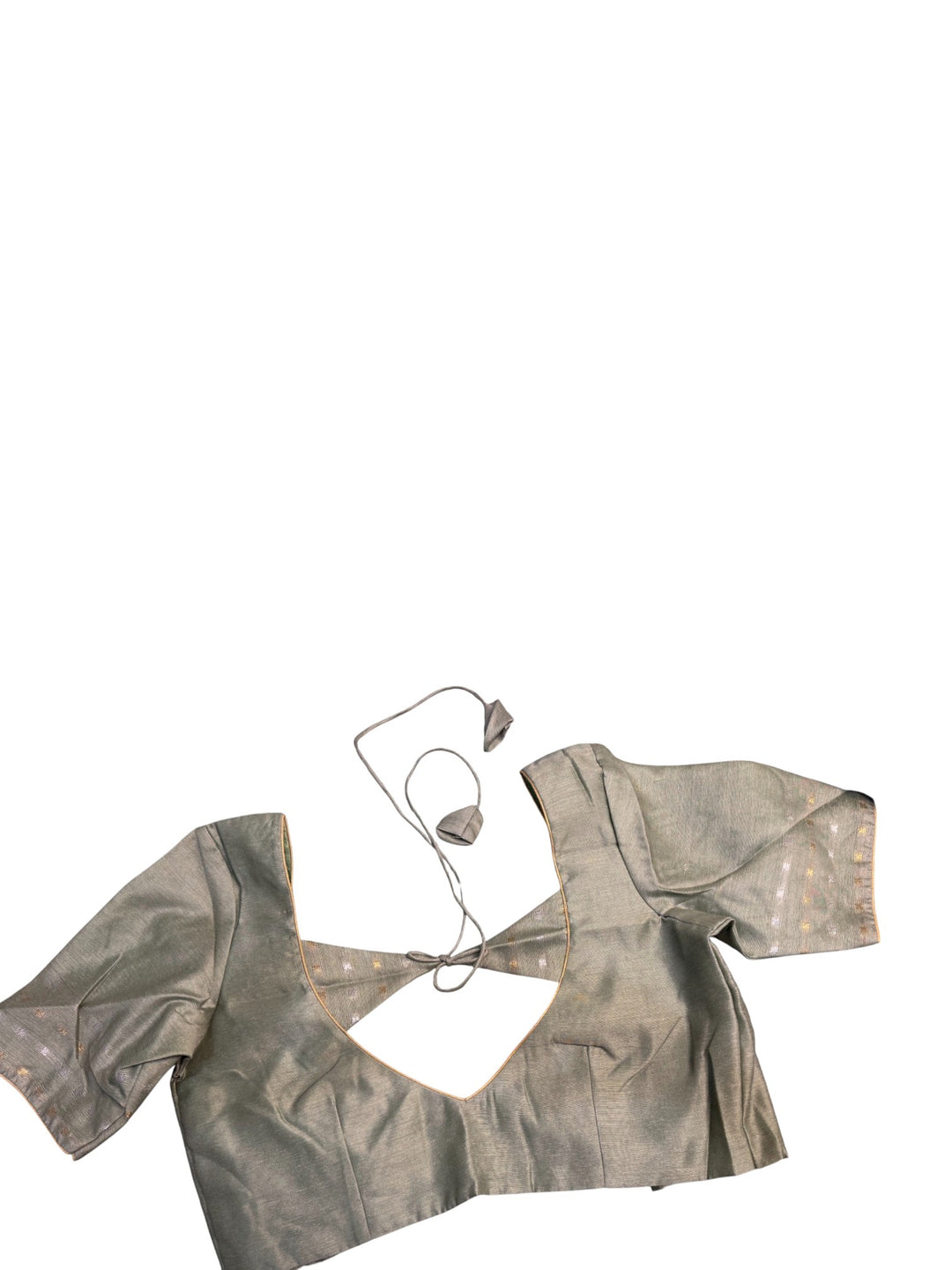 Elegant Jute Tassar Saree with Designer Stitched Blouse