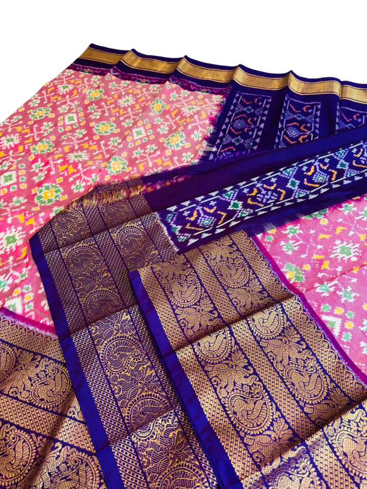 Elegant Pure Ikkat Silk Saree for Weddings & Festive Wear