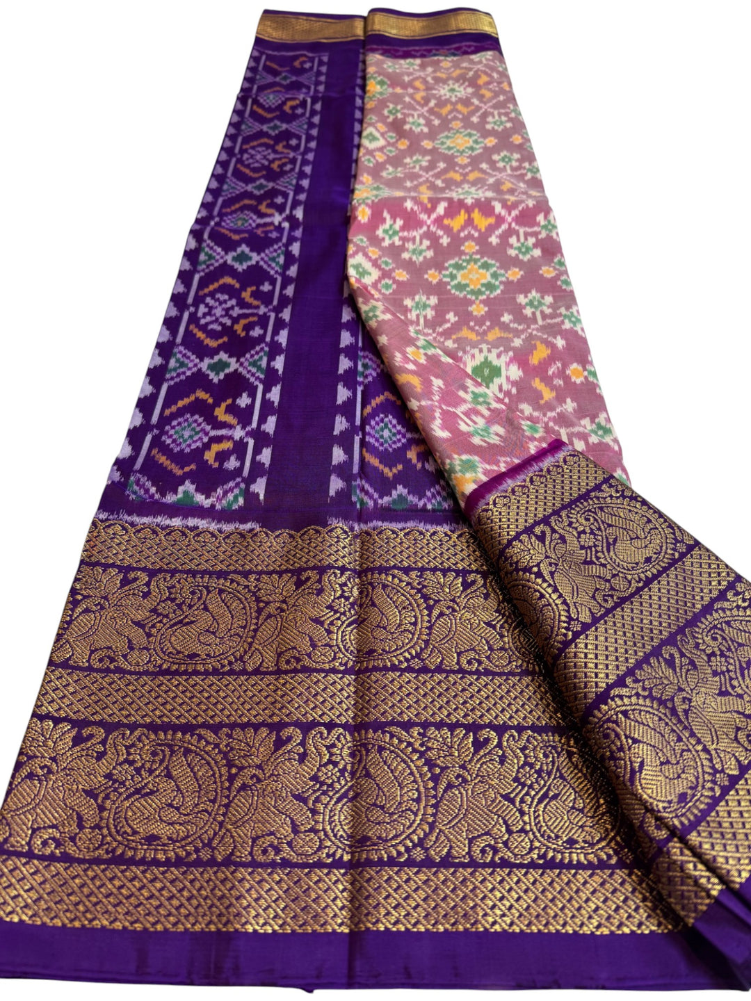 Elegant Pure Ikkat Silk Saree for Weddings & Festive Wear