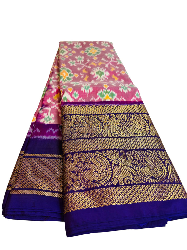 Elegant Pure Ikkat Silk Saree for Weddings & Festive Wear