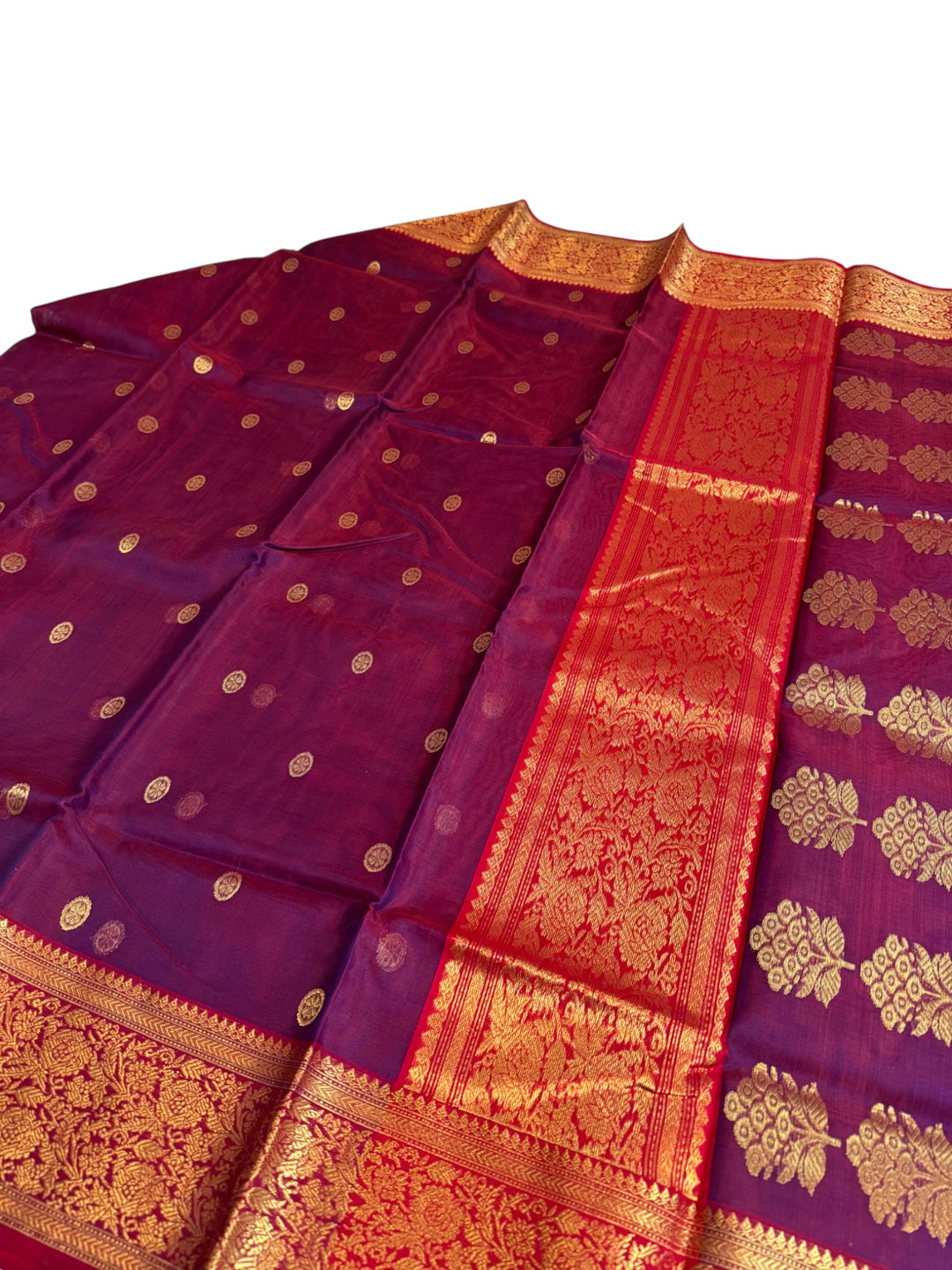 Pure Ikkat Weave Saree Paired with Designer Stitched Blouse