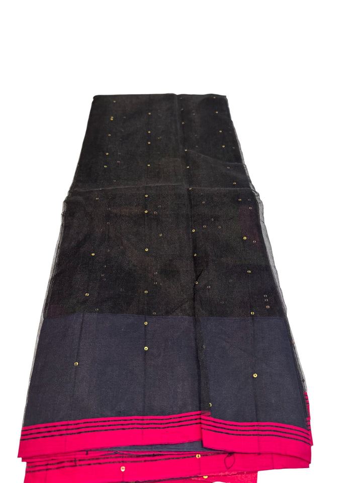 Jamdhani Saree with Stylish Pink Blouse – DC Collections Exclusive