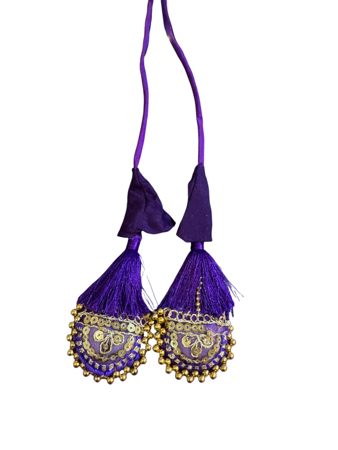 Elegant Lavender Space Silk Saree with Contrast Purple Embroidered Blouse